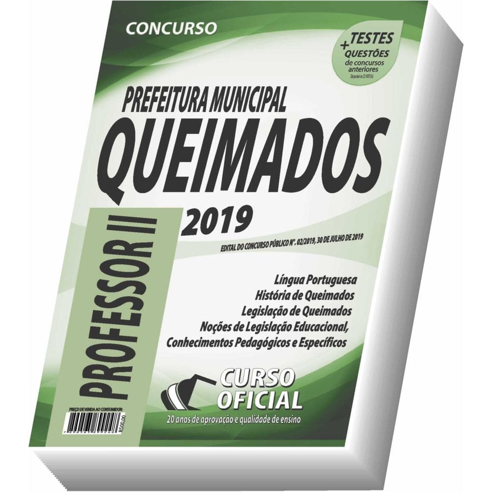 Apostila Prefeitura De Queimados Rj - Professor Ii