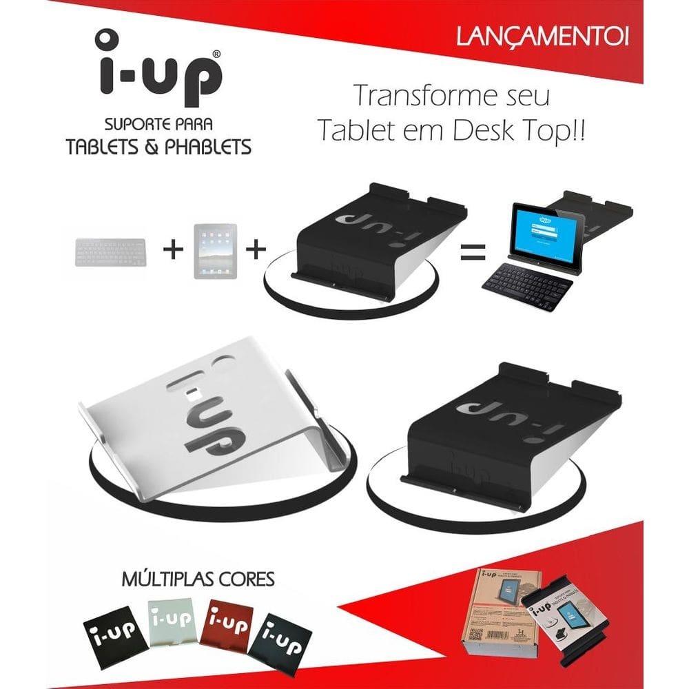Suporte Para Tablets & Phablets i-iup Branco
