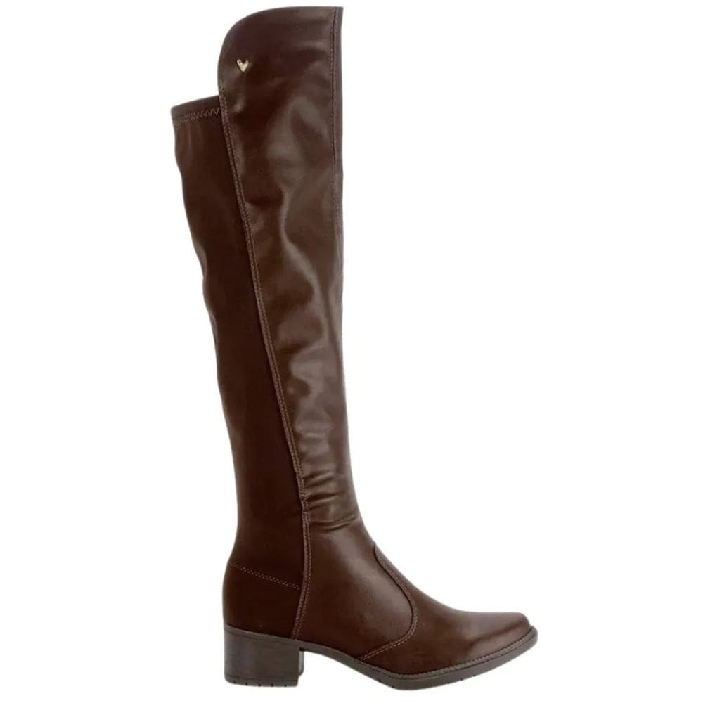 Bota Montaria Feminina Casual Dia a Dia Cano Maleável Salto Baixo Mississipi Mi604