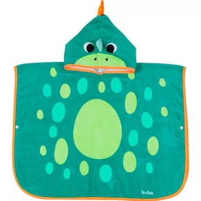 Toalha Poncho Estampa Divertida Dino 17067 - Buba