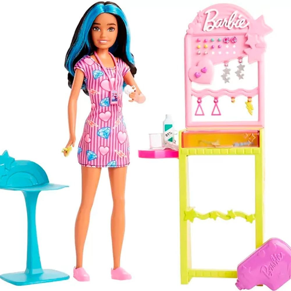 Barbie Skipper Perfuradora De Orelhas HKD78 - Mattel