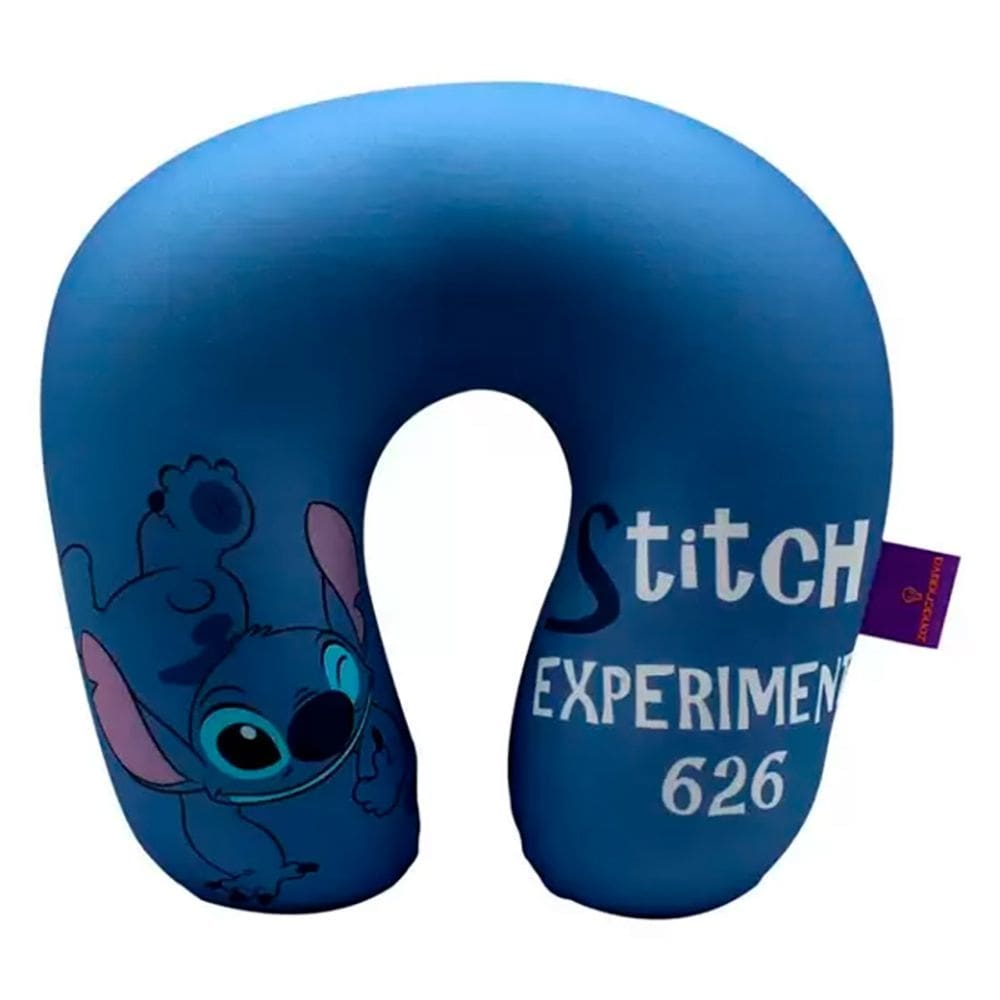 Almofada de Pescoço Stitch com Micropérolas 10063958 - Zona Criativa