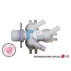 Valvula Entrada De Água Tripla 220V Lava Seca Lg 5220Fr2075B