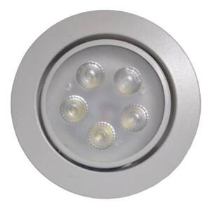 Kit 10 lâmpadas spot led 5w embutir redonda bco frio bivolt