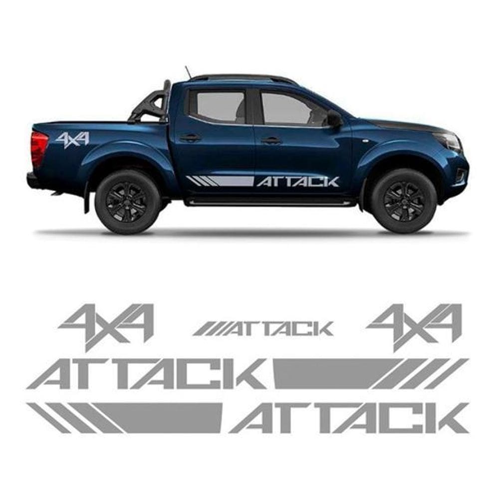 Kit faixas frontier attack 2020 2021 prata