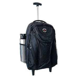 Mochila rodinha adulto juvenil facul viagens escola preta