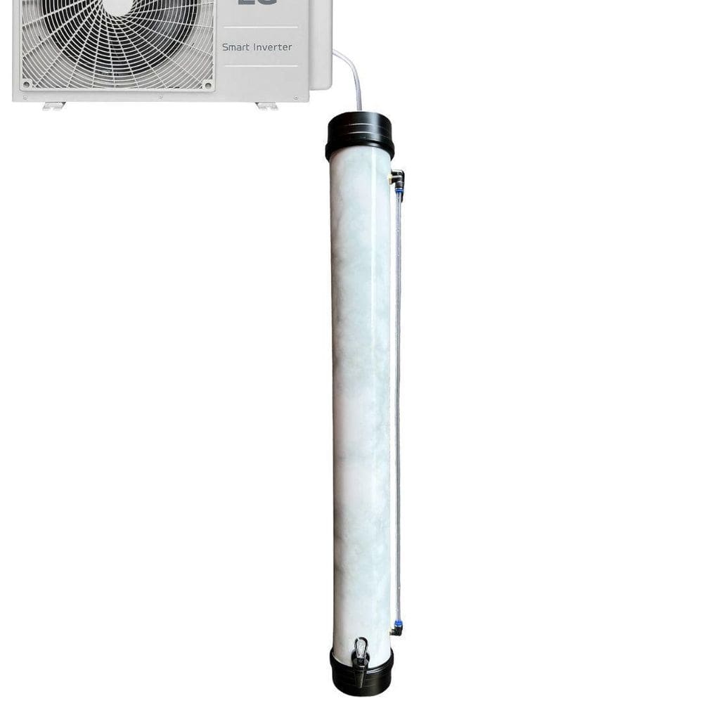 Coletor De Água Drenoeco - 8 Litros - Cor Mármore Branco