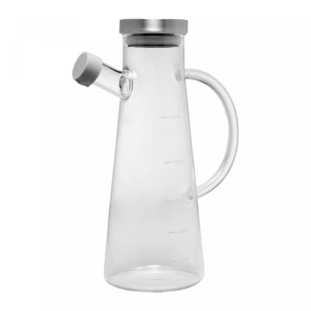 Galheteiro Vidro Borosilicato Metal Slim 500ml 20628 Wolff