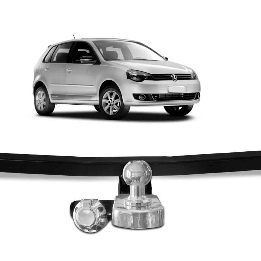 Engate de Reboque Polo Hatch 2001 a 2016 Rabicho Fixo 700kg
