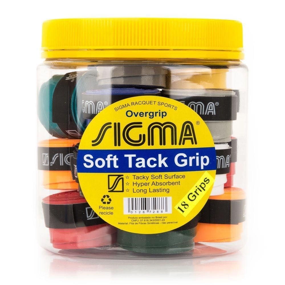 Overgrip sigma soft tack misto 18 unidades - tênis