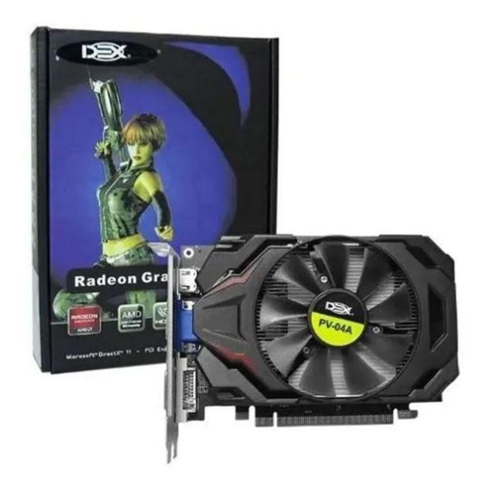 Placa De Video Amd R7 240 128Bits Ddr5 2Gb Dex Pv-04A