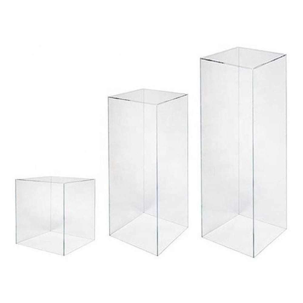 Kit mesas cubo de acrílico 40 cm / 60 cm / 80cm