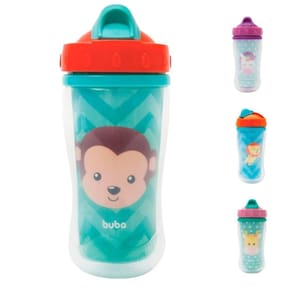 Copo Transição Garrafinha Bebe Infantil Buba Parede Dupla