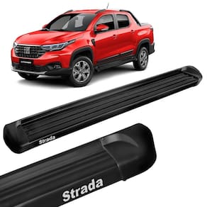 Estribo Lateral Strada 2021 a 2023 CD CS Alumínio Preto