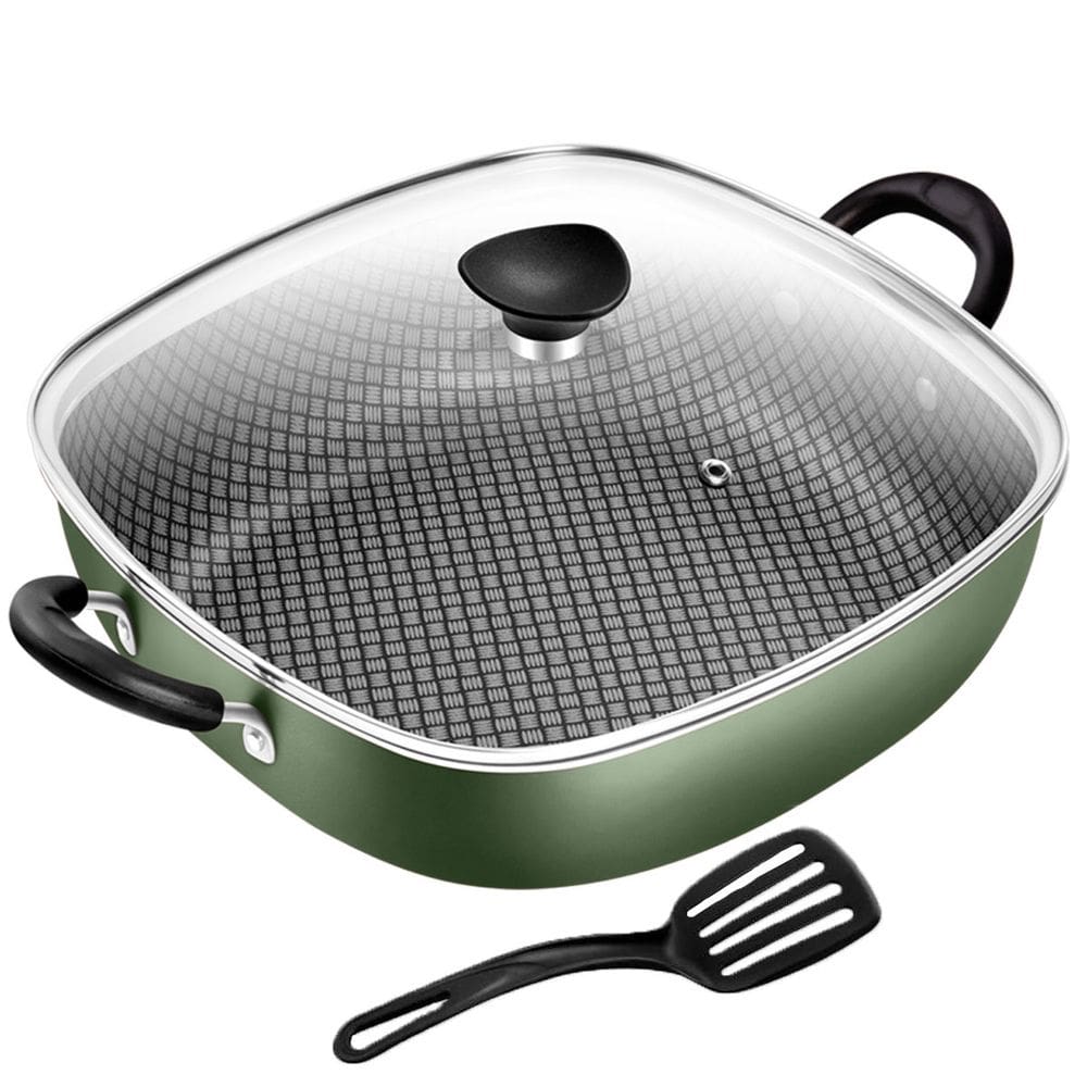 Frigideira Wok Quadrada 2 Alças N°29 Antiaderente Gourmet Patolux