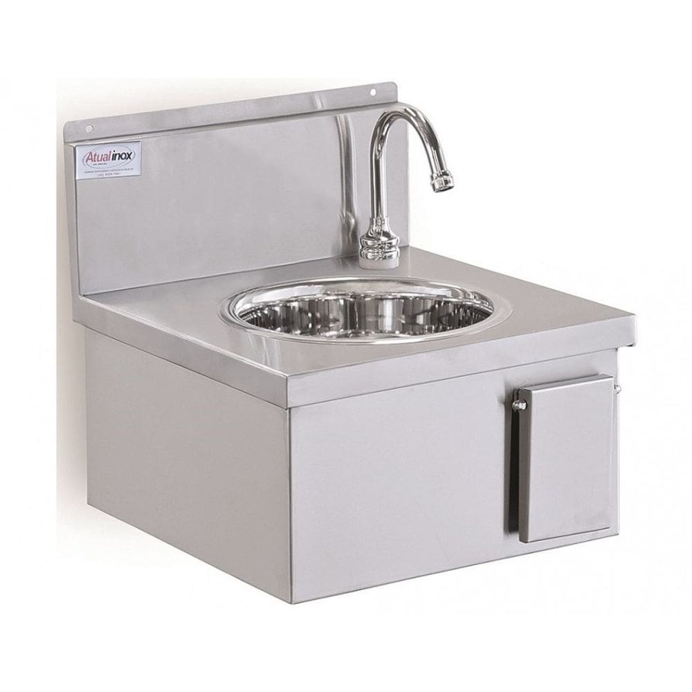 Lavatório para Assepsia - Em aço inox 304