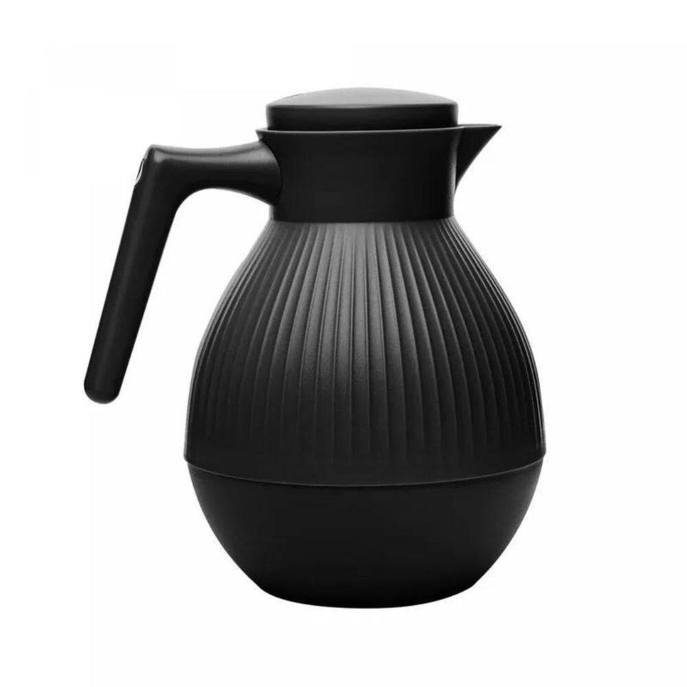 Garrafa Térmica de Plástico Ball Preta 1L 20702 Wolf