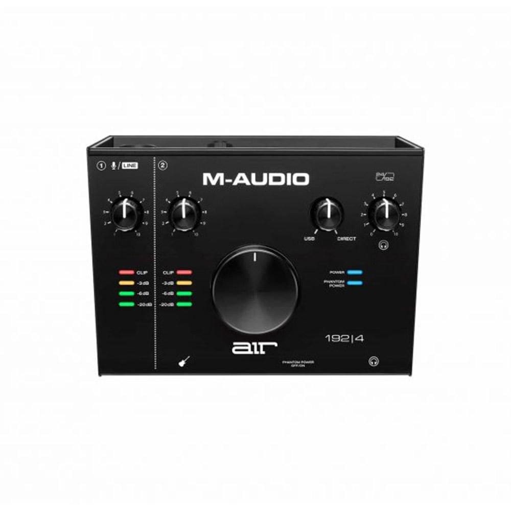 Interface de áudio m-audio air 192 4 usb 24 bits 192khz