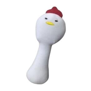Pelúcias Pet Apito Pato Elefante Galo Galinho Divertido