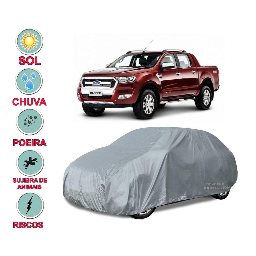 Capa cobrir carro ford ranger impermeável proteção bezzter