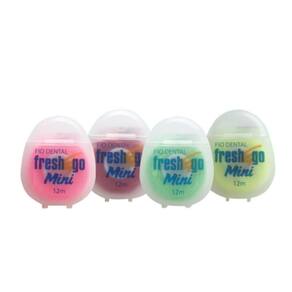 Fio dental fresh & go mini 12m com 72 unidades