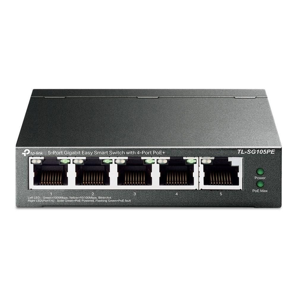 Switch Gigabit Easy Smart 10/100/1000 C/ 5 Portas