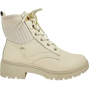 Bota Coturno Feminino Casual Dia a Dia Tratorado Zíper Lateral Dakota G9661