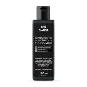 Sabonete íntimo masculino sem perfume 120ml don alcides