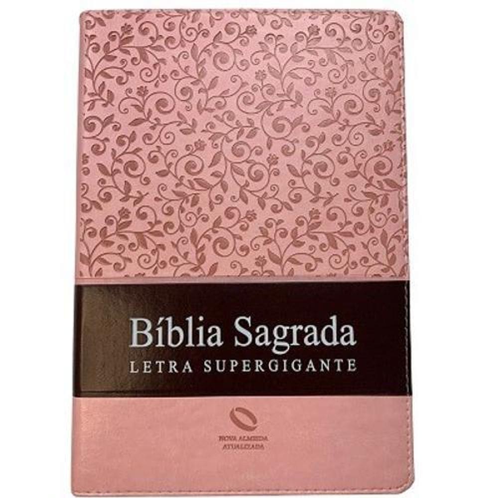 Bíblia Sagrada Supergigante Naa - Feminina Com Índice