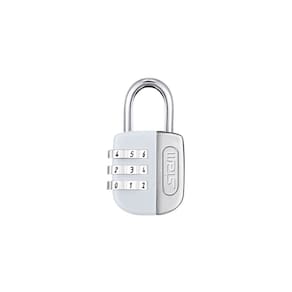 Cadeado Stam 25mm C Segredo Branco Ferragens Paulista