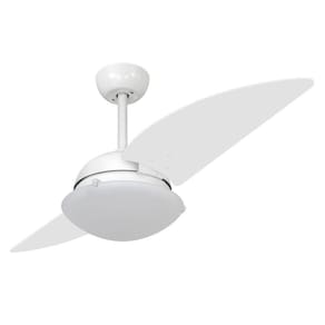 Ventilador De Teto Volare Branco Vd300 Turbo 2 Pás 110V