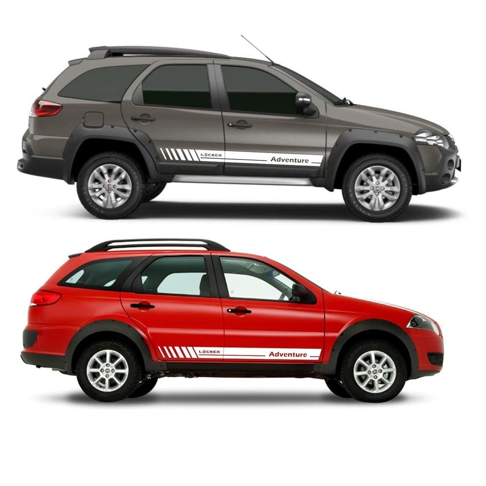 Adesivo lateral palio weekend ad1 adventure locker faixa