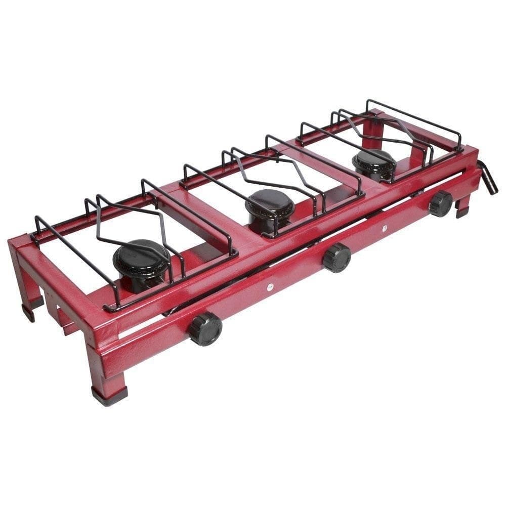Fogão semi industrial de mesa/bancada 3 bocas baixa pressão