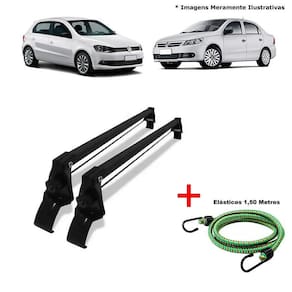 Rack teto gol e voyage g5 e g6 4 portas e 1 elastico corda