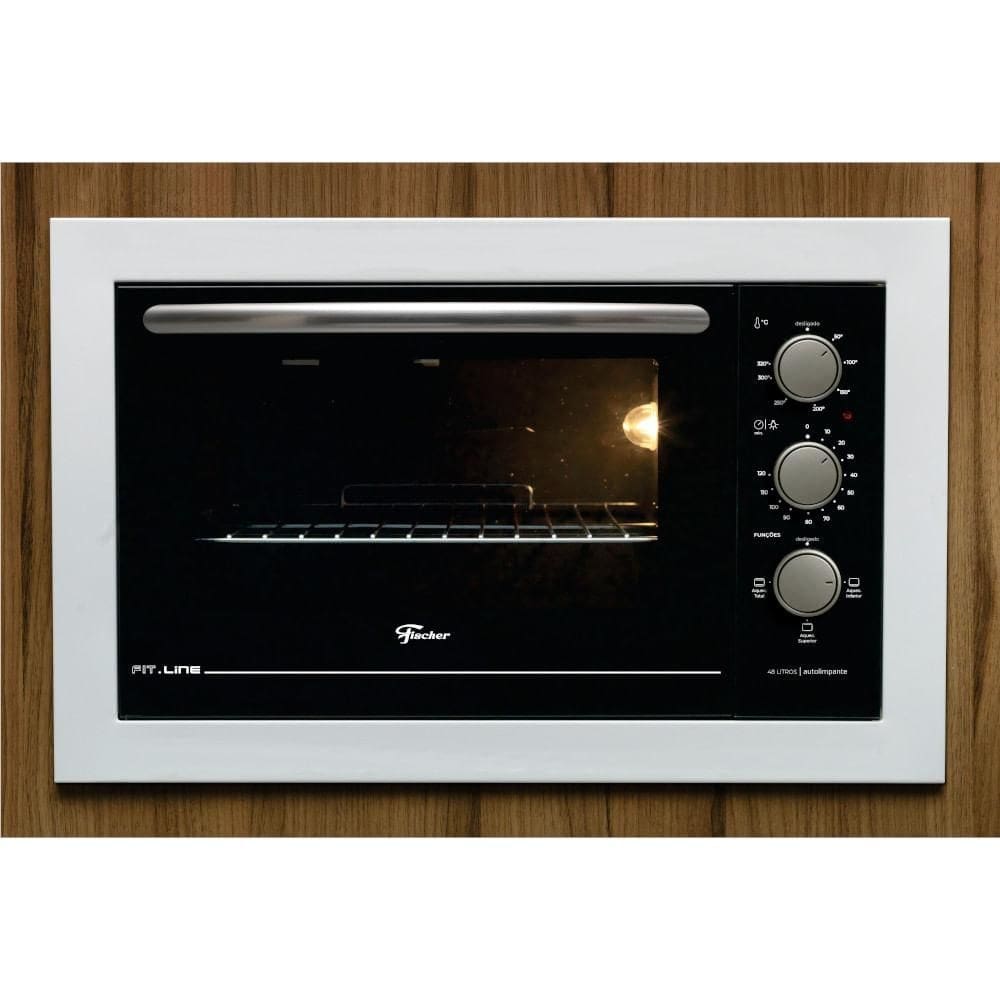 Forno Elétrico de Embutir Fischer 48L Branco