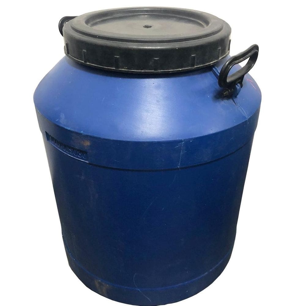 Galão 50 l bombona reuso tampa fixa redonda
