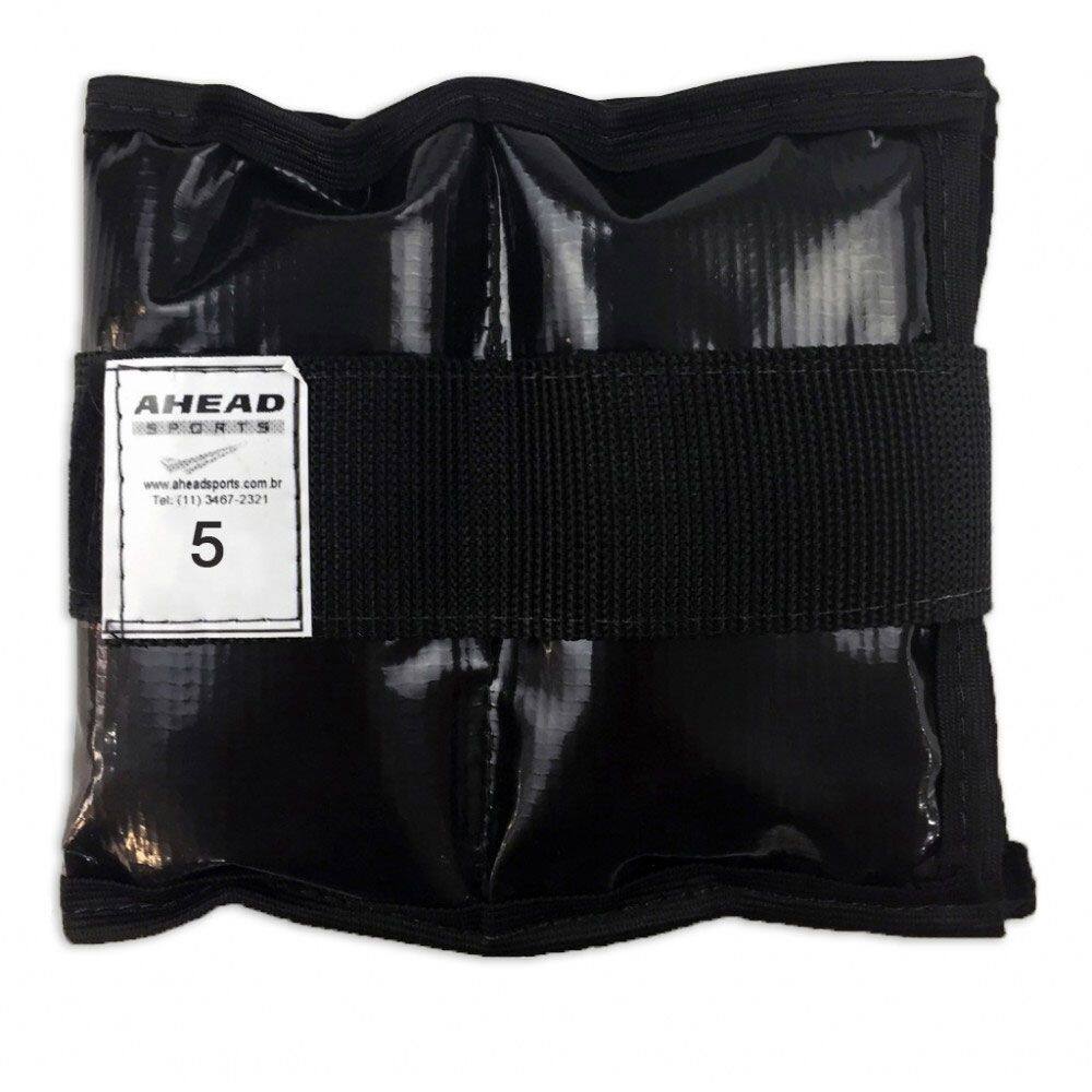 Caneleira de peso ahead sports aff339 5kg preta