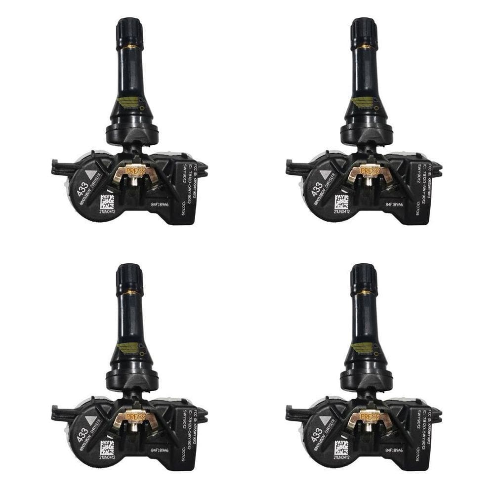 Kit 4 sensor tpms pressão pneu renegade toro compass c/bico