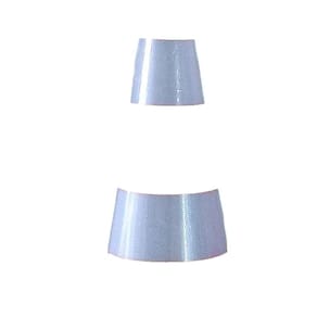 5 pares faixa adesiva refletiva branca para cone 75 cm