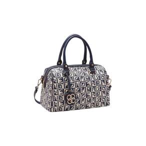 Bolsa Feminina Chenson Monograma Baú 3483440 Azul