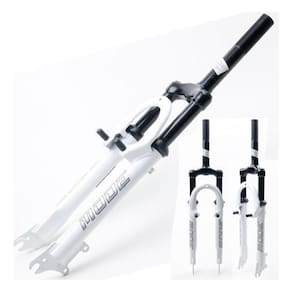 Garfo Suspensão Bike Aro 26 V-Brake Disco Mode Branco