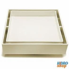 Ralo Invisível Branco Gelo 10 x 10cm - 165591