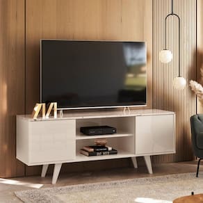 Rack para TV até 55 Polegadas 2 Portas Lisboa Madetec