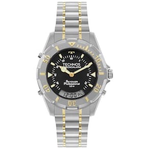 Relógio technos masculino skydiver bicolor - t20557s/5p