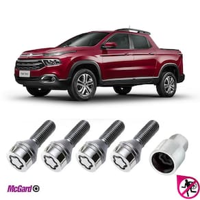Parafuso trava antifurto roda fiat toro 2017 a 2023