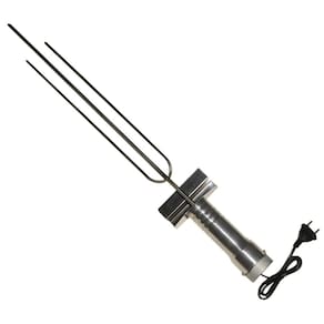 Espeto giratório elétrico churrasco com base 110v issi grill