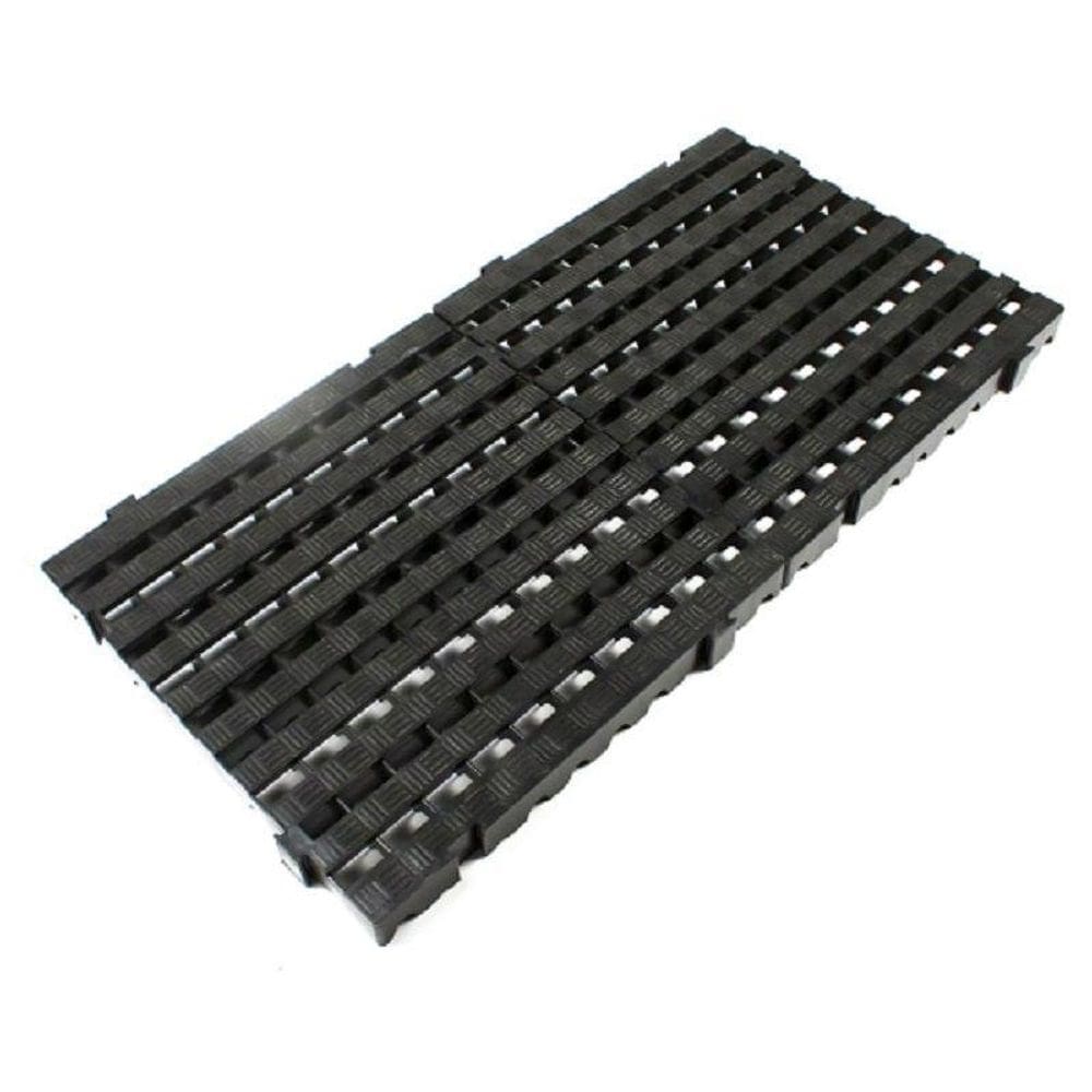 Pallet estrado piso modular preto 50 pp 50x50x4 5 de 10