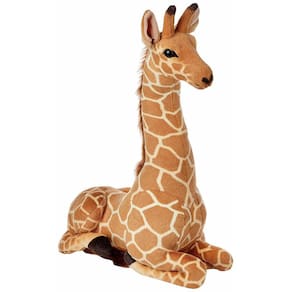 Girafa De Pelúcia Realista Safári - Fofy Toys - Lc65 - 66Cm