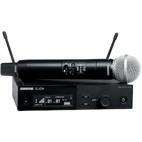 Microfone sem fio shure digital slxd24/sm58-l55
