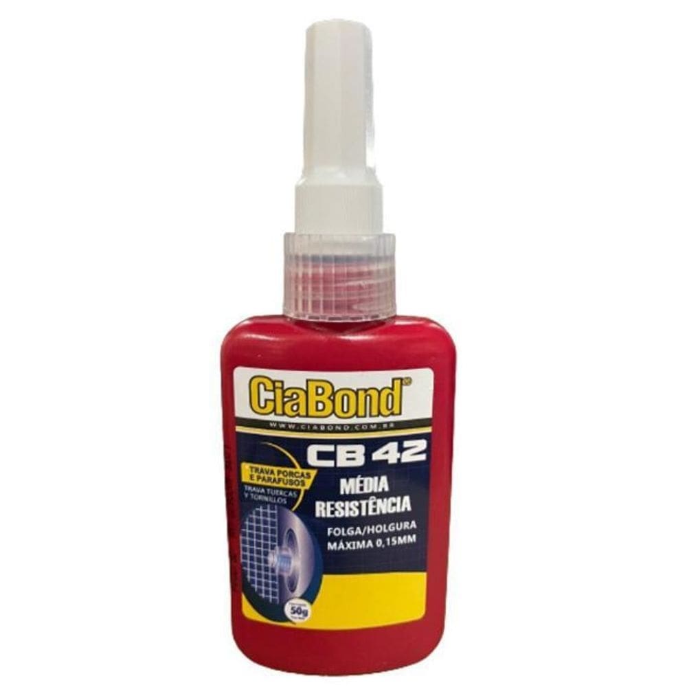 Cola trava rosca baixo torque azul cb 42 ciabond 50g